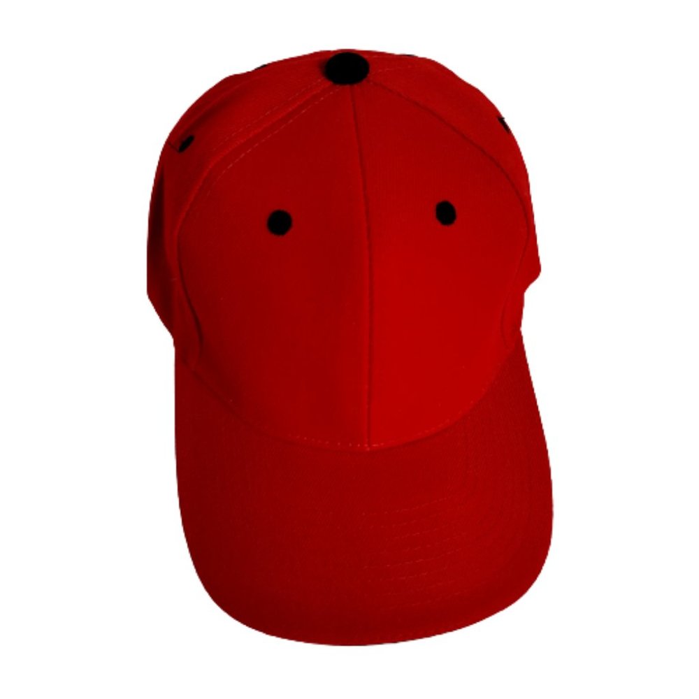 Red & Black Men Adjustable Cap.